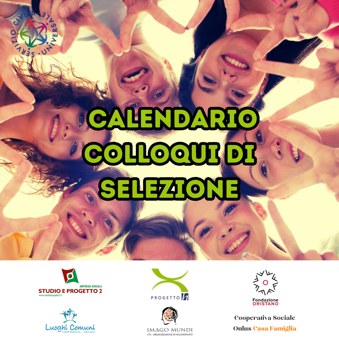 Bando di Servizio Civile Universale 2024 – Avviso colloqui di selezione