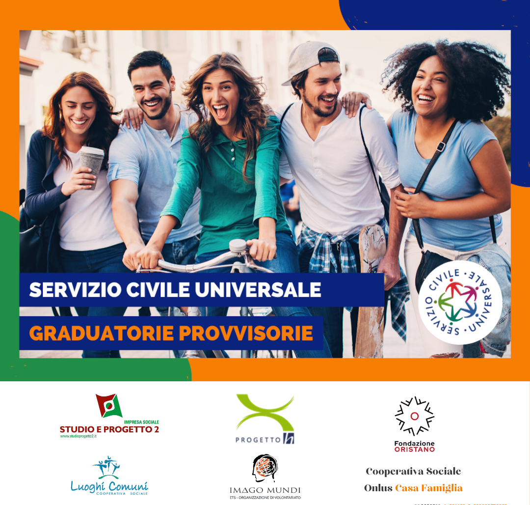 Bando di Servizio Civile Universale 2024 – Graduatorie Provvisorie